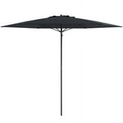 Atlin Designs 7.5' Patio Beach Umbrella in Black