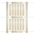 thumbnail image 2 of BELLEZE 42 Inch DIY Sliding Interior Barn Door, Farmhouse - Unfinished, 2 of 6