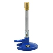 Eisco Labs Natural Gas Bunsen Burner with Flame Stabilizer and Air Vent Adjustment
