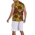 thumbnail image 2 of Honeii Sunflower print basktball shirt for men and women, Unisex basketball jersey for Theme party-Medium, 2 of 6