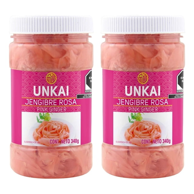 Unkai Jengibre Rosa 340 Gramos 2 Piezas
