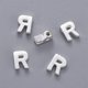 thumbnail image 1 of 5 piezas de dijes de letras de latón, accesorio colgante de letra R, dije para hacer joyas, 1 of 2