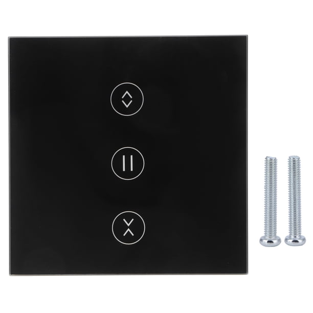 Interruptor de cortina WiFi inteligente - Control remoto, control táctil, control por voz con Alexa - UE 95-250V/AC