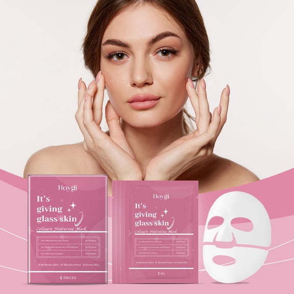 Deep Collagen Hydrating Mask Boxed Essence Mask Gentle Hydrating Moisturizing Softening Facial Skin