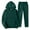 Dark Green, variant on Sweatsuits for Men Set 2 Piece Solid Color Relaxed Fit Hoodie Sweatshirt and Joggers Sweatpants Sets Casual Sport Suit with Pocket Red S