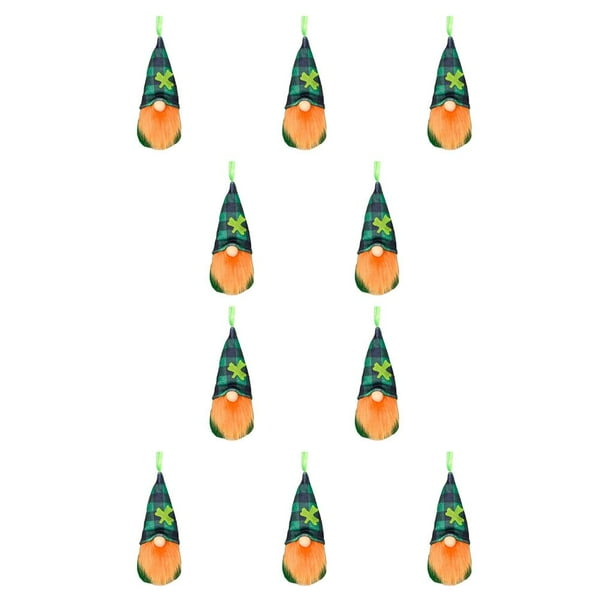 Colgante del Día de San Patricio Yuarrent adorno de Festival Tipo 6 10piezas