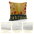 thumbnail image 4 of Qinduosi Vintage Square Cushion Covers Movie Theater Decor Throw Pillow Covers for Kids Pillow Covers Home Decor White, 4 of 5