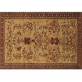 thumbnail image 1 of Ahgly Company Indoor Rectangle Oriental Brown Industrial Area Rugs, 5' x 7', 1 of 4