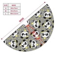 thumbnail image 3 of Yiaed Panda With Crown And Stars Print Christmas Tree Skirt , Tree SkirtsTree Mat for Christmas Winter Holiday Indoor Decorations-36", 3 of 7