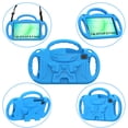 thumbnail image 5 of BMOUO Kids Case for Samsung Galaxy Tab A11 8.7 Inch 2025 / A9 8.7" 2023 / A7 Lite 8.7” 2021, with Shoulder Strap Lightweight, Shockproof Handle Stand Protective Cover, Blue, 5 of 7