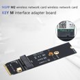 thumbnail image 2 of Sywqhk Adaptador de tarjeta WiFi Bluetooth PCIe con ranura para llave M.2 M a M2 A + E para AX200 9260AC, 2 of 9