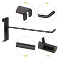 thumbnail image 4 of 96-Pack, Polmart Gridwall / Grid Panel Hanging Hooks for Garage & Store (6-inch, Black), 4 of 5