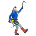 thumbnail image 4 of Figuras realistas de personas escalando a escala 1/64 Figuras de personas montañistas Figuras en miniatura Azul, 4 of 9