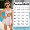 thumbnail image 7 of FUIALDOLG Cute Capybara and Axolotls Swimsuit Girl's One-Piece Swimsuits Kids Sleeveless Swim Dress Tummy Control Tank Tops Capybara Bathing Suit with Skirt Girl Flowy Skirt for Water Sport,5-6Y, 7 of 7