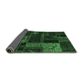 thumbnail image 2 of Ahgly Company Indoor Rectangle Oriental Emerald Green Modern Area Rugs, 6' x 9', 2 of 4