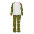 thumbnail image 4 of Conjuntos de pijamas navideños familiares a juego Grinch 2024, pijama de Grinch con parte superior y pantalones de pijama a cuadros, pijama de Grinch para niños y adultos para la familia, Mujer S, 4 of 4