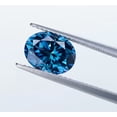 thumbnail image 2 of Blue Oval Cut Moissanite Loose Stones, 2 of 4
