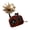 Brown, variant on Oasiva Elegant Nostalgic Mini Gramophone Music Box Hand Operated Phonograph Ornament Decorative Accent Gift For Enthusiasts