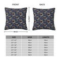 thumbnail image 2 of Pofeuu Boho Style Sunflowers Design Print Double-sided plush pillowcase Square Throw Pillow Covers Pillows Cover for Living Room Bedroom Sofa Couch Cushion Cover（No pillow core）-20"x20", 2 of 7