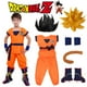 thumbnail image 2 of Ropa de Goku de Dragon Ball para niños, conjuntos creativos de moda, ropa deportiva para niños, conjuntos de ropa de Cosplay, camisetas y pantalones cortos, regalo para niños, 2 of 4