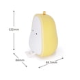 thumbnail image 5 of Luces de noche para niños Lámparas recargables USB, ABS sin BPA + lámpara de noche de silicona para lactancia materna, cambio de color, pera amarilla, 5 of 5