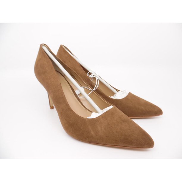 A New Day Women's Gemma Pumps - Cocoa (Brown) Size 11 Heel Shoes - Walmart.com
