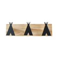 thumbnail image 3 of para ropa Organizador montado en la pared Decoración Puerta Toallero Perchero Detrás de la puerta para colgar Toallas para abrigos Habitación Negro mayimx Ganchos para puertas, 3 of 7