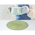 thumbnail image 4 of Unique Bargains Rustic Placemats Set of 6 Placemats Kitchen Table Mat Green, 4 of 6