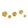 thumbnail image 1 of Toystoory 5 uds 3D flores pegatina de pared TV fondo decoración del hogar DIY espejo pegatinas de pared Decoración del hogar Astilla, 1 of 5