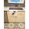 thumbnail image 3 of Pembroke Welsh Corgi Tricolor Black-Headed #1 so Loved White Kitchen Towel Set of 2 19 in x 28 in, 3 of 3