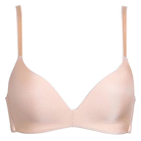 Comfortable Seamless Bras Fashion Sexy Wire Free Women Lingerie Highlight Push Up Bra Full Temptation Solid Bra skin 70B