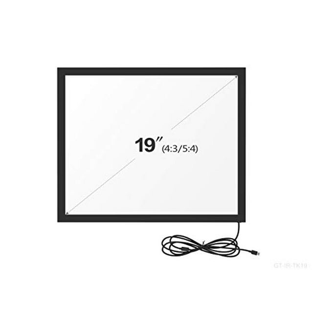 GreenTouch 19 Pouces Multi Pilote Infrarouge Libre IR Écrans Tactiles Kits de Superposition d'Écran avec un Rapport de 5:4 pour Écran Tactile