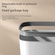 thumbnail image 1 of Papelera de basura para el hogar, de lujo, para sala de estar, de gran capacidad, para baño, de gran valor estético, con estilo, 1 of 4