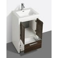 thumbnail image 2 of Eviva Grace 36" Gray Oak/White Bathroom Vanity w/ White Integrated Top, 2 of 3