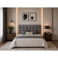 thumbnail image 1 of Cabecera El Bazar Store Linq King Size Gris oxford, Ajuste de altura, 1 of 5