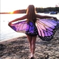 thumbnail image 5 of Écharpes de Plage pour Femmes Pixie Fairy Wraps Tissu Coloré Doux Ailes de Papillon, 5 of 5