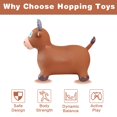 thumbnail image 4 of Bouncy Bull Hopping Horse HotMax para niños pequeños de 2 a 4 años, 4 of 7