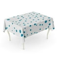 thumbnail image 1 of JSDART Polka Dot Dotted Circles Rounds Flat Scandinavian for Scrap Tablecloth Table Desk Cover Home Party Decor 60x104 inch, 1 of 1