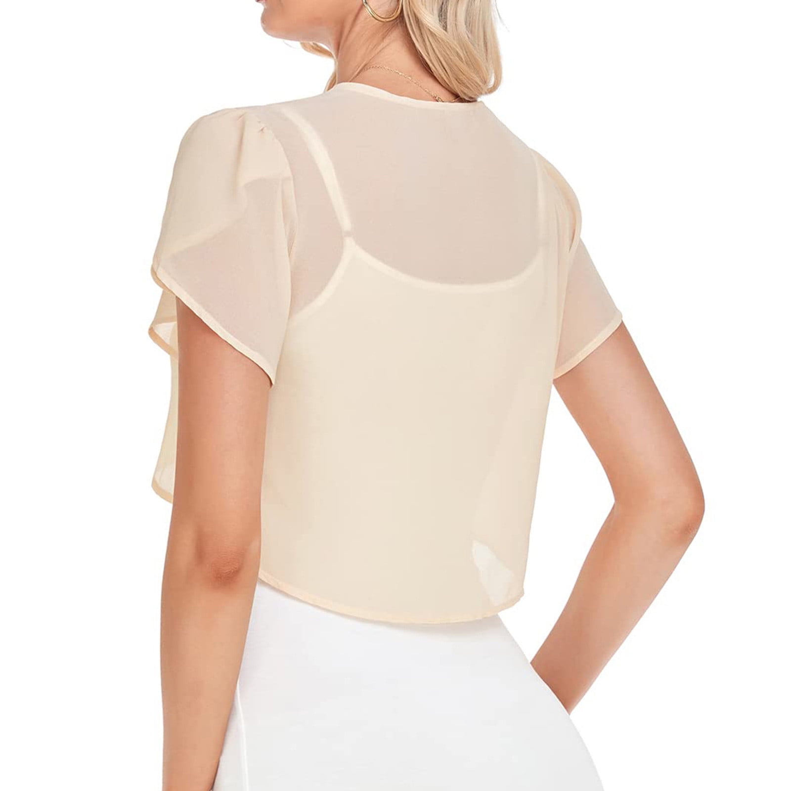 トップス Sheer Short Bolero PRANK PROJECT Sheer Short Bolero