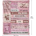 thumbnail image 2 of LHSHID 16 Year Old Girl Birthday Creative Blanket Gift 60x80in, 2 of 7