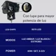 thumbnail image 5 of Faro Lupa Led Buho Bicolor Color Auxiliar Niebla Moto, 5 of 8