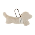 thumbnail image 3 of Unique Bargains 1 Pc Handbag Charm Dog Beaded Chain Handbag Accessories Brown Beige, 3 of 6