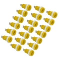 thumbnail image 2 of SHENMO 20Pcs/Set Banana Socket Female Connector 4mm/0.16in Brass Terminal Stable Current for Ships RVs TrucksYellow, 2 of 8