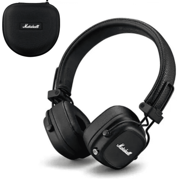Audífonos Marshall Major IV Bluetooth Negro (Estuche de Regalo) Inalámbricos