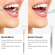 Ultrasonic Tooth Cleaner Electric Plaque Remover for Teeth with LED Display and Dentist Tool Kit