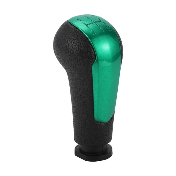 Unique Bargains Shift Knob 5 Speed Manual Stick Shifter Knob for Chevrolet Spark 11-16 Plastic Green Black