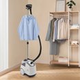 thumbnail image 6 of Professional Standing Garment Steamer, 1500W Powerful Clothes Steamer with Roll Wheels 3L Water Tank for 90 Mins Continuous Steaming, 45S Fast Heat-Up, for Home, Shopping Mall (White), 6 of 10