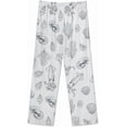 thumbnail image 5 of Top-kevin Pajama Sets for Womens Lobster Pattern Loose Button Down Long Sleeve Shirts And Pants Set, 5 of 12