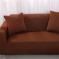 thumbnail image 4 of CUH Funda de sofá elástica en forma de L Loveseat Sillón reclinable de color sólido Funda de sofá lavable Protector de muebles para mascotas Asientos de 1/2/3/4 CUH  Color sólido, 4 of 11