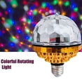 thumbnail image 4 of 6W E27 LED RGB Disco Crystal Ball Bulb Lights Party Dance Lamp Rotating W1Z6, 4 of 8